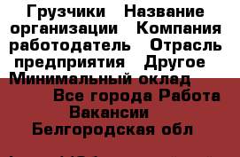 Грузчики › Название организации ­ Компания-работодатель › Отрасль предприятия ­ Другое › Минимальный оклад ­ 100 000 - Все города Работа » Вакансии   . Белгородская обл.